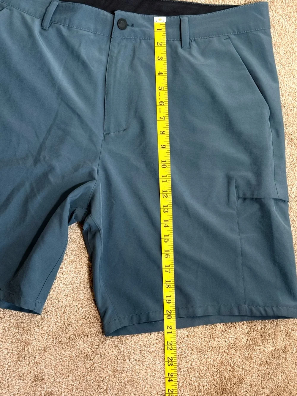 32 Degrees Slate Blue Flat Front Mens Sz 40 Performance Shorts